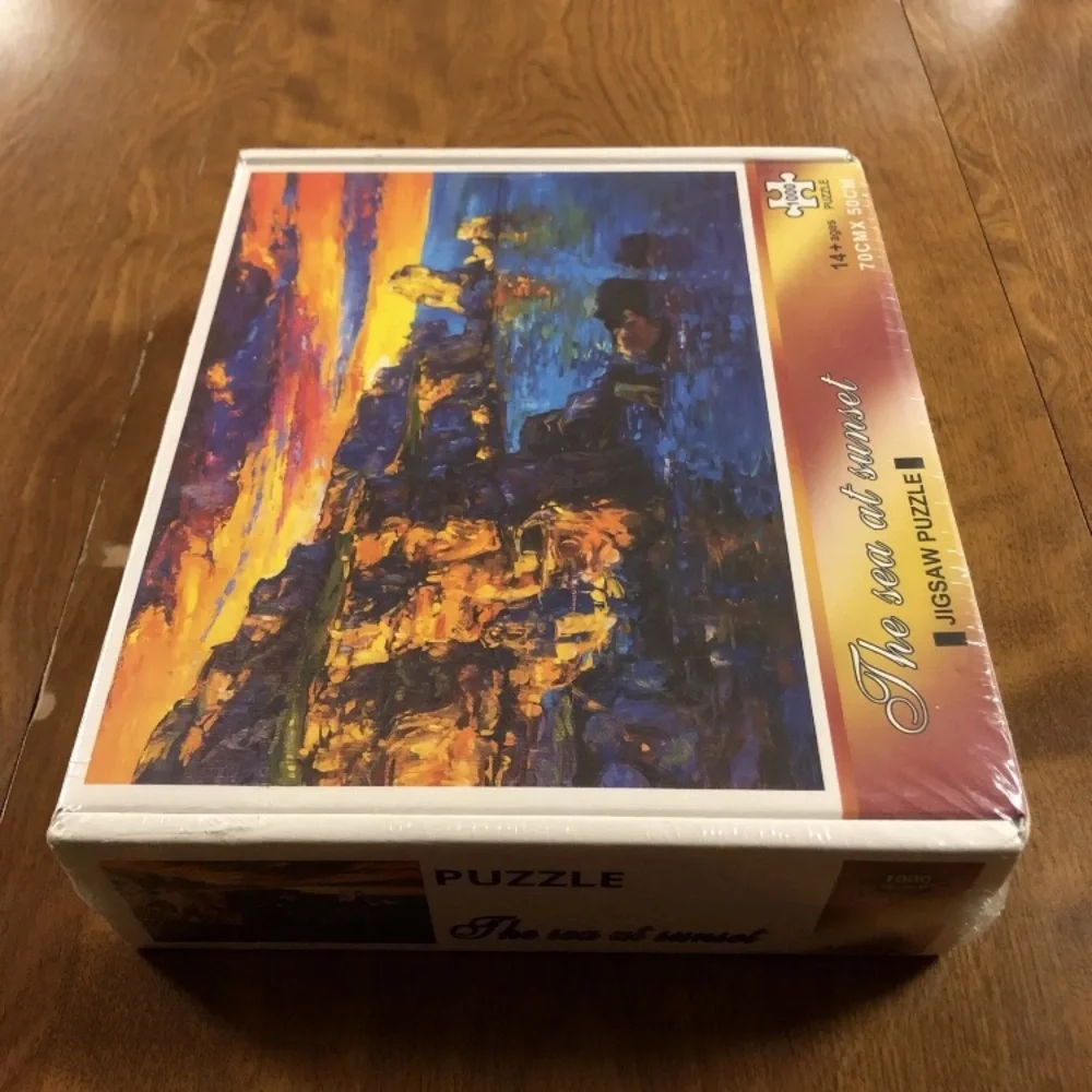 The Sea at Sunset Jigsaw Puzzle 1000 pieces